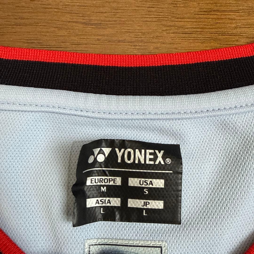 YONEX ノースリーブウェア JP L ライトブルー