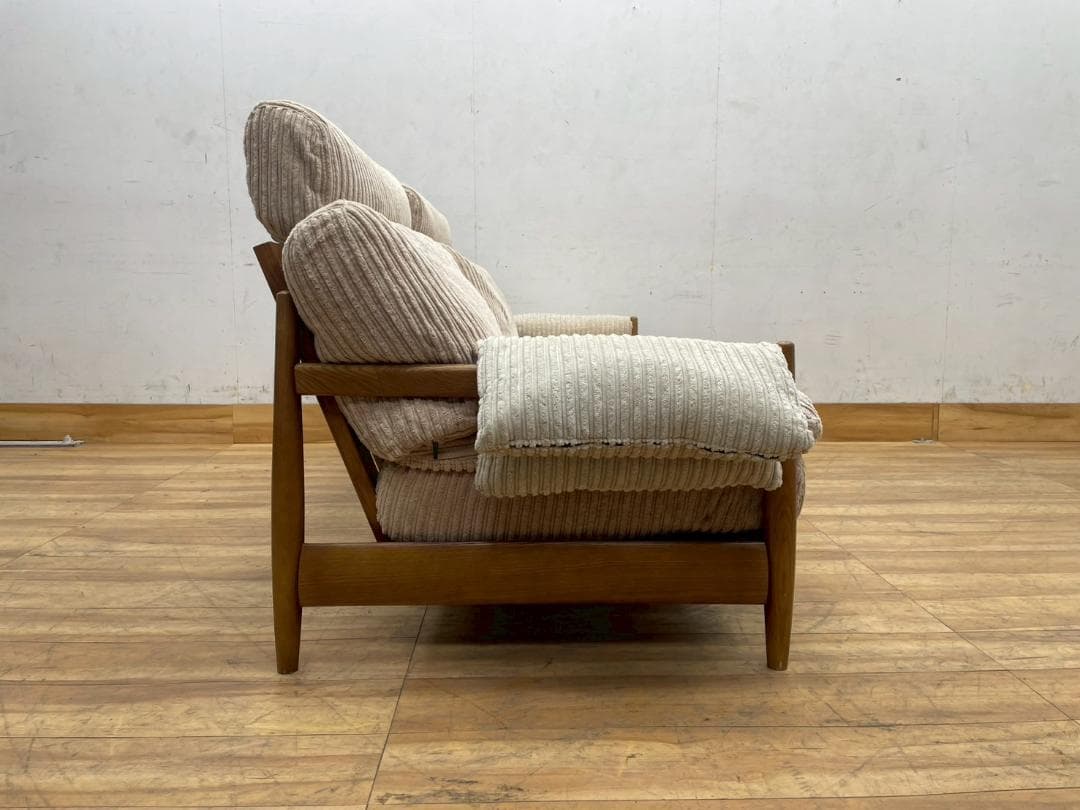 T7958☆美品☆ジャーナルスタンダードファニチャー☆アクメマデイラ2PSOFA