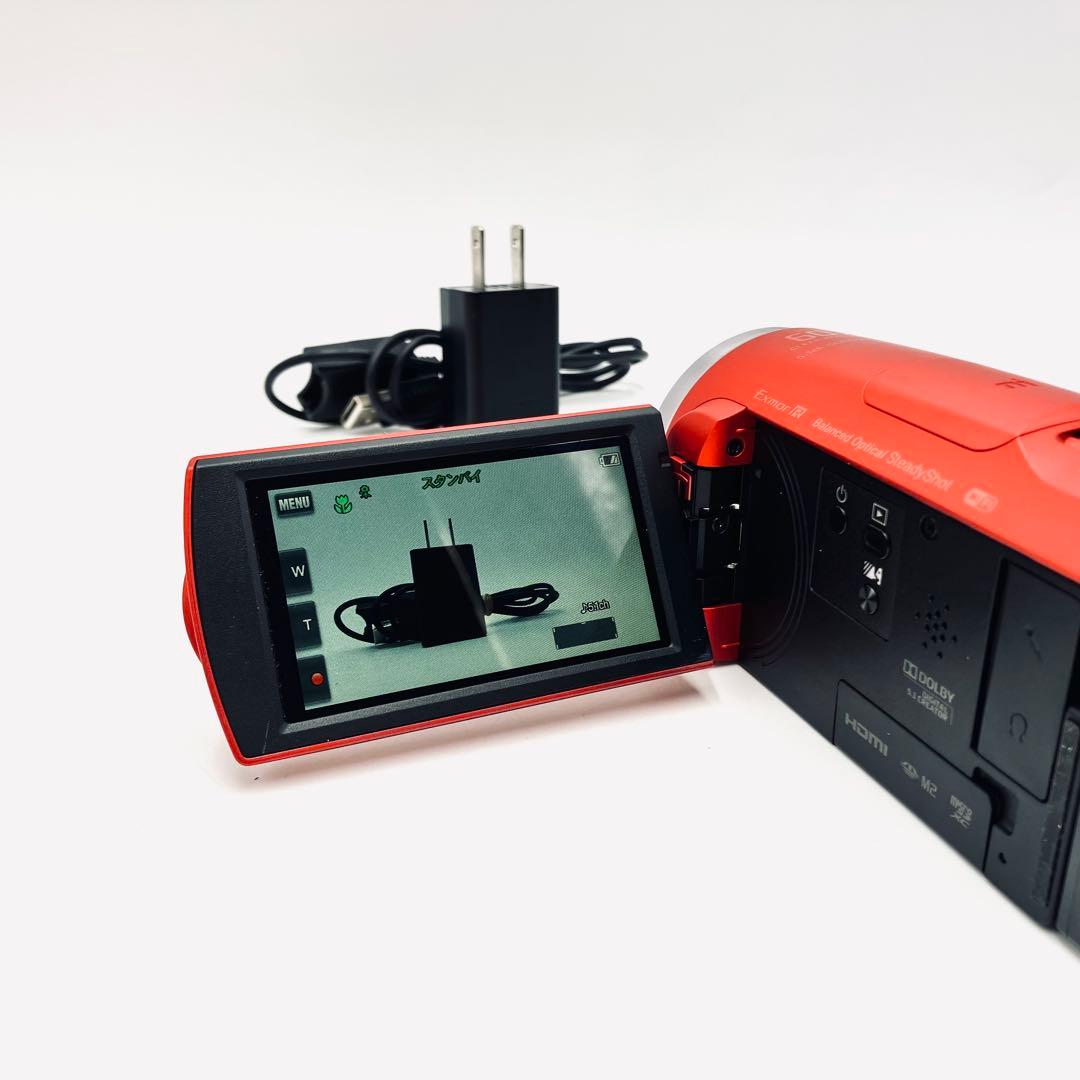 Wi-Fi対応♪ SONY HDR-CX680 レッド