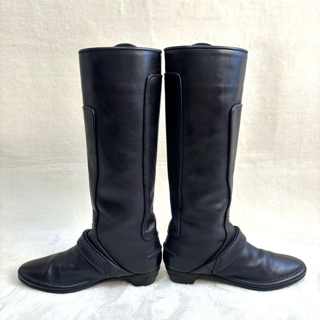 Pippi ピッピ 本革ロングエンジニアブーツ Vibram 黒 M 美品