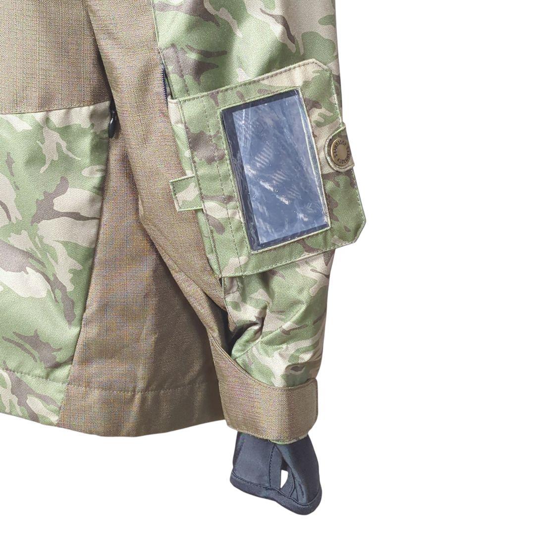 ✨️43d 43DEGREES スノーボードウェア ジャケット カモフラ L