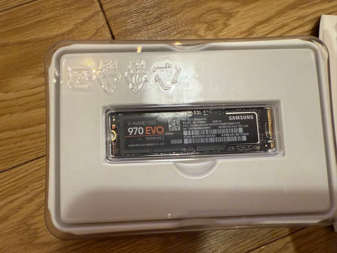 外付けハードディスク・ドライブ Synology DS920+ Samsung 970EVO 500GB SSD