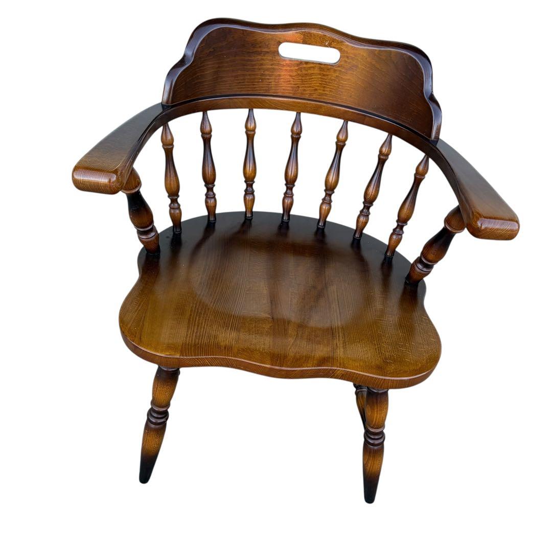 【極美品】飛騨産業 キツツキマーク ダイニングチェア