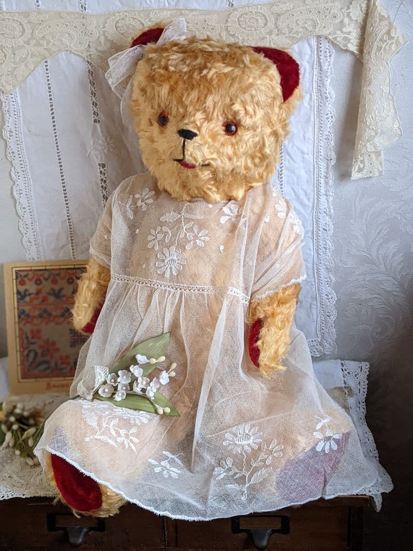 【s】アンティークベア　アンティークテディベア　フランス