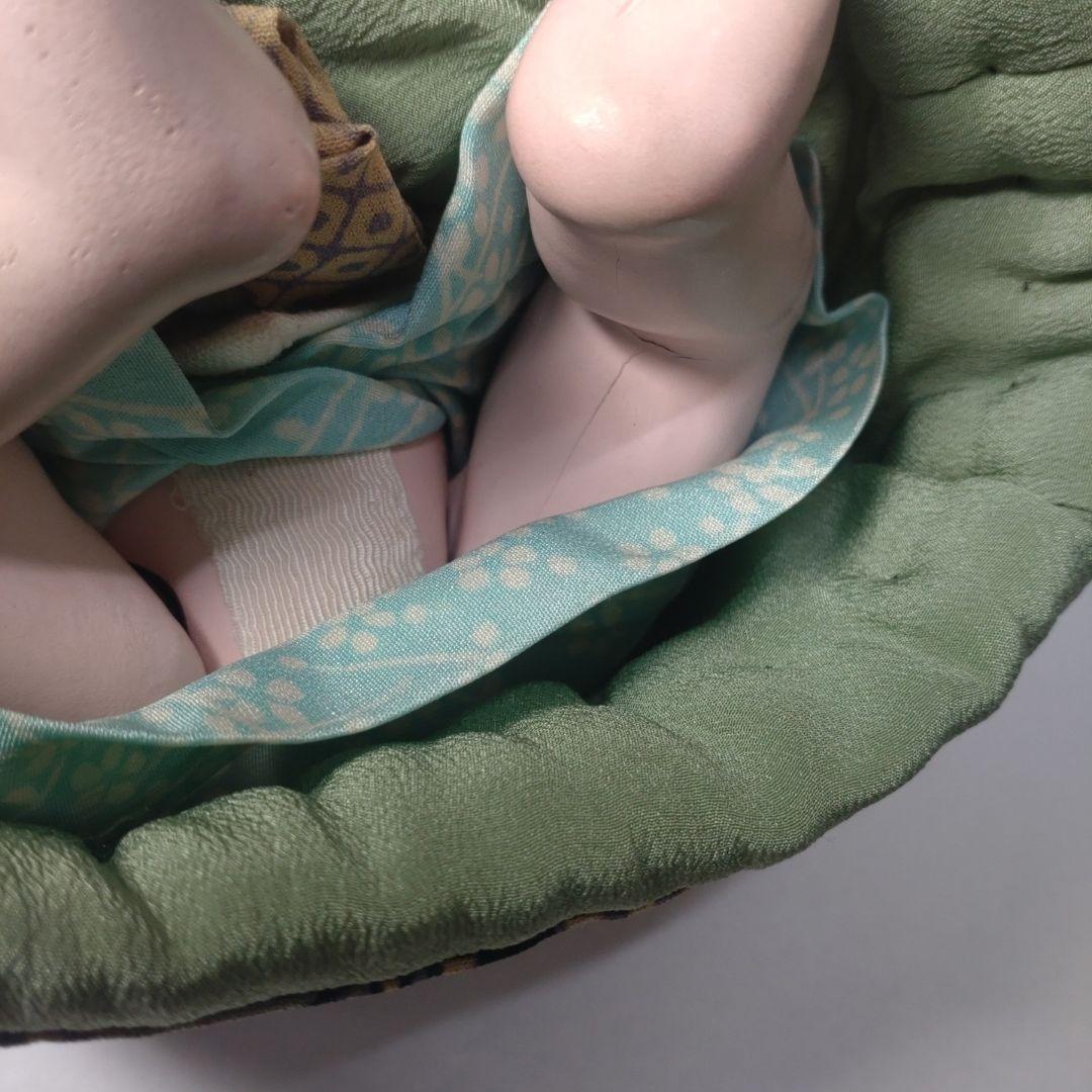 幼人形古布一対・松乾斎東光作