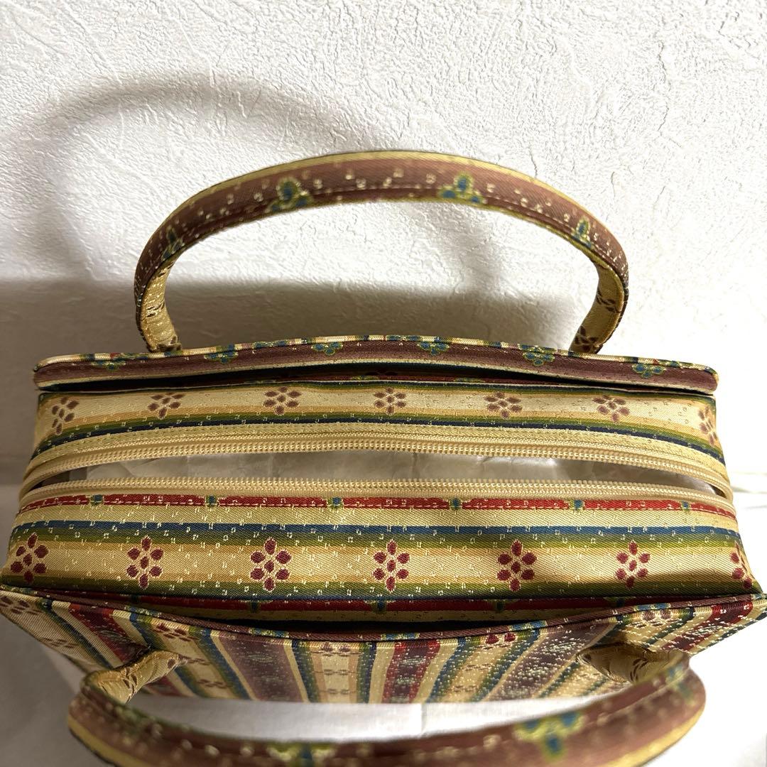 龍村美術織物 たつむら 和装バッグ 利休バッグ