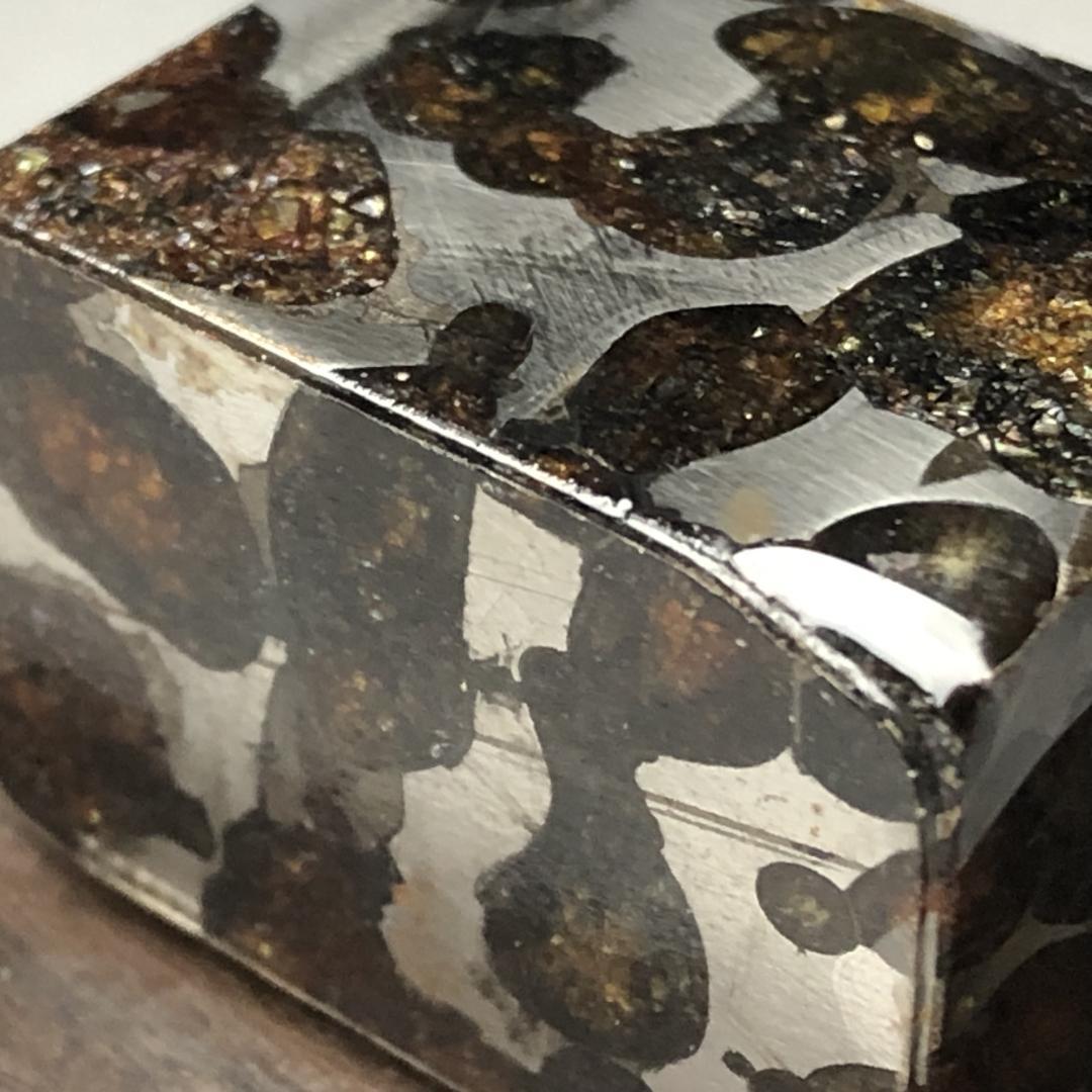 パラサイト隕石 隕石　石鉄隕石　セリコ隕石 美品　重さ約50ｇ　ケース付