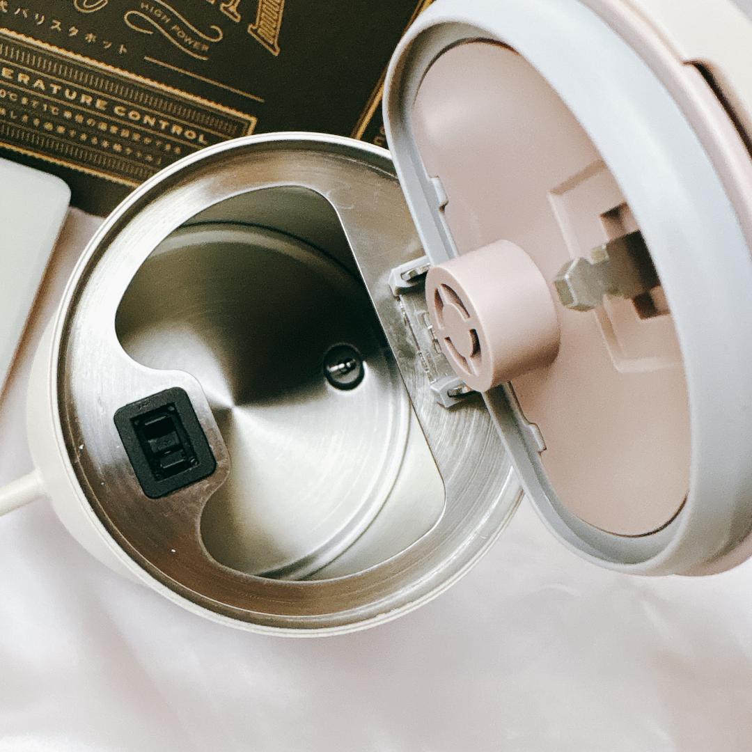 山善 電気ケトル ポット 0.8L 1200W ドリップケトル バリスタポット