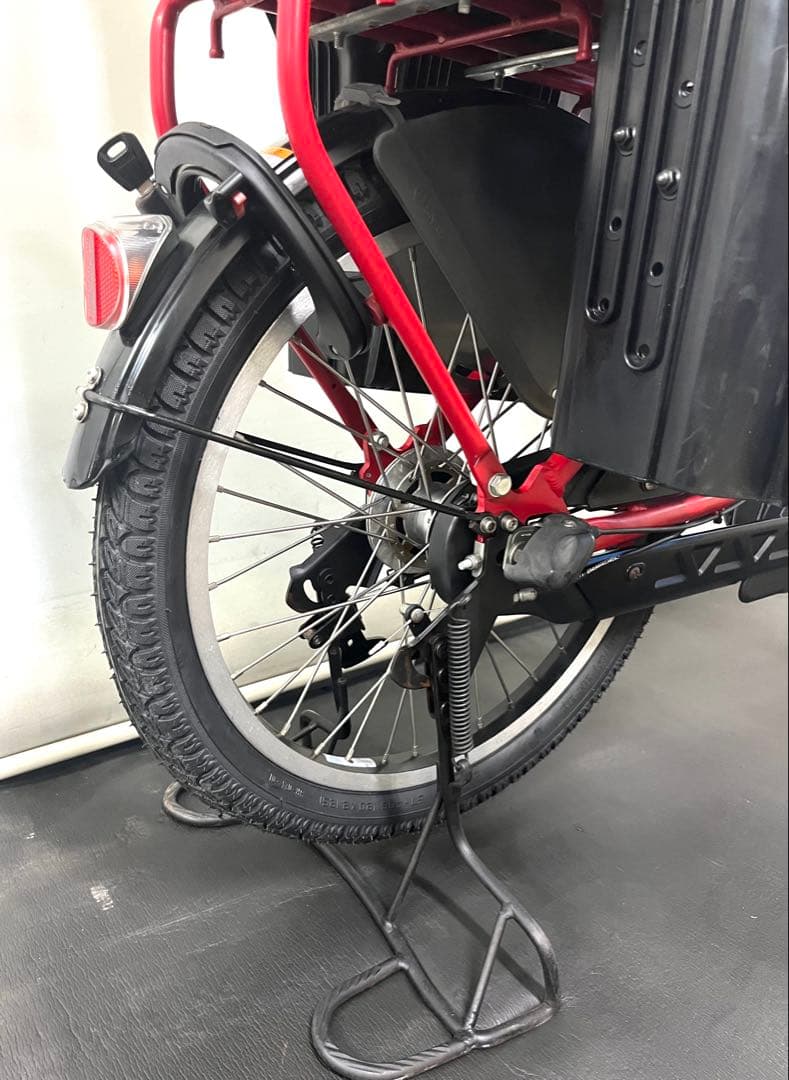 1年保証 送料無料　ヤマハ　パスミニアン　20インチ 赤色　電動アシスト自転車