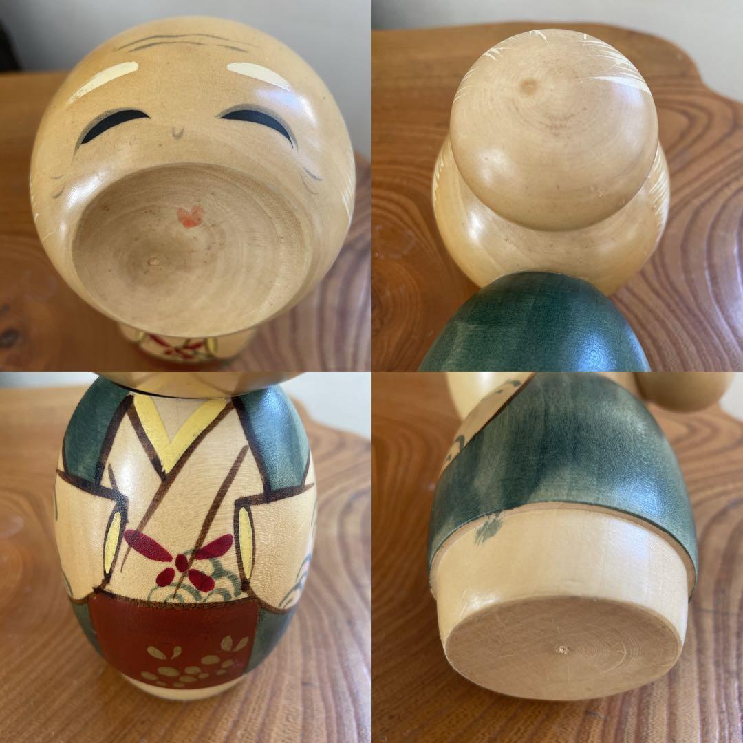 創作こけし　宮下はじめ作品6点　芭蕉　福笑いおじいちゃん・おばあちゃん