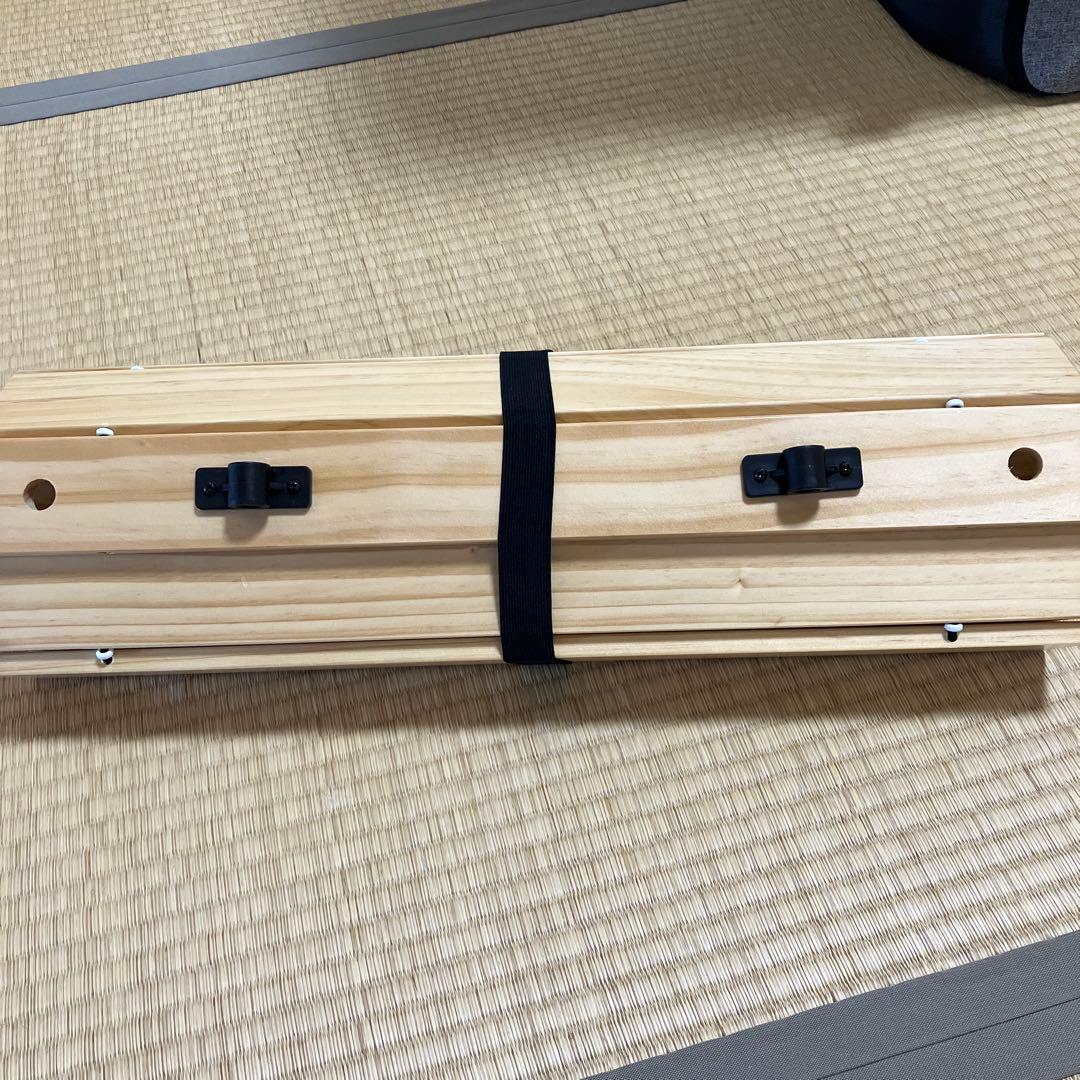 コールマン　ワゴン用　ロールウッドテーブル