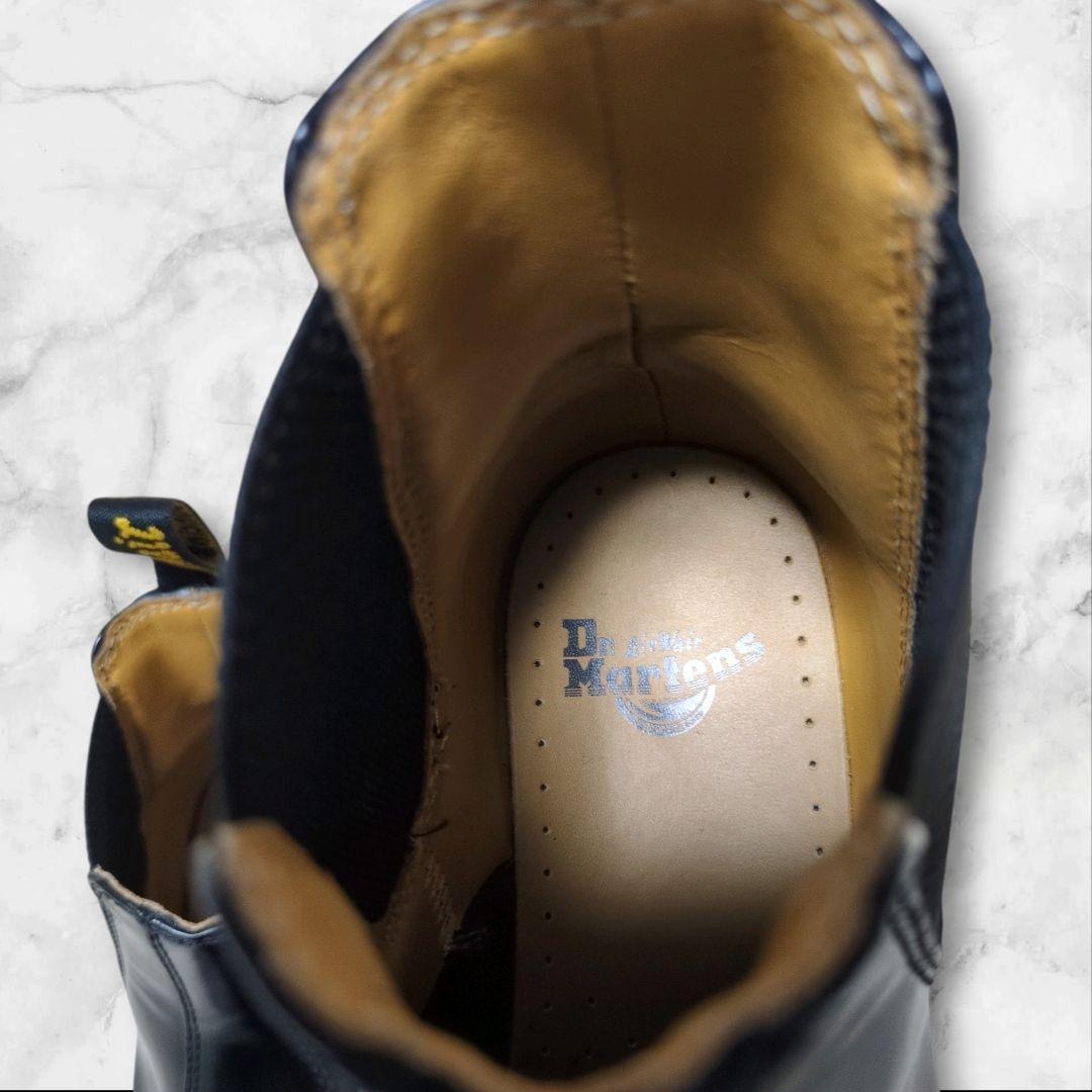 美品✨ドクターマーチン チェルシーブーツ 2976YS 黒 24 サイドゴア