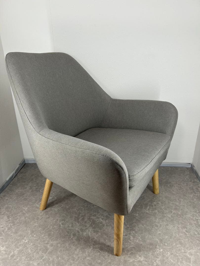 送料込み⭐︎桜屋工業 CHERRY【シングルソファ グレー】