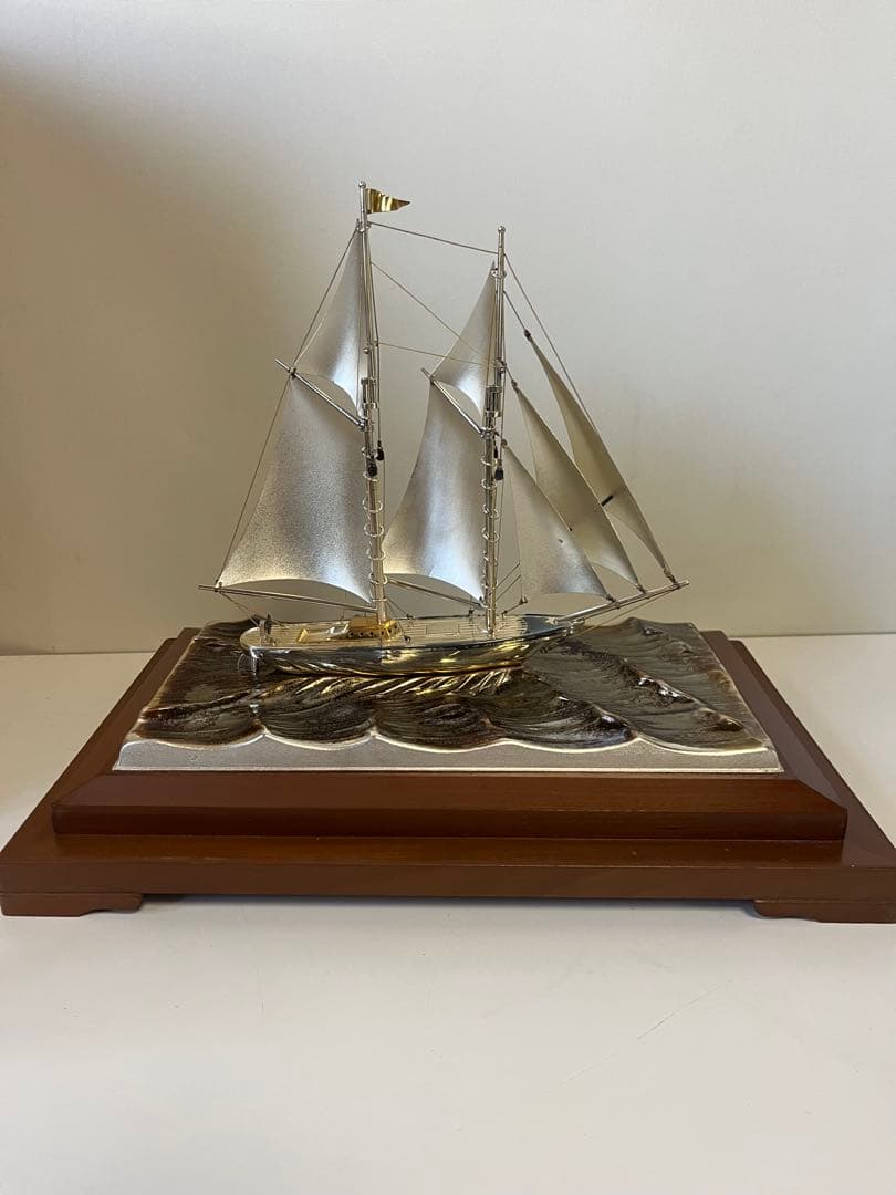 関工芸　銀製 ヨット 帆船 置物 STERLING 960