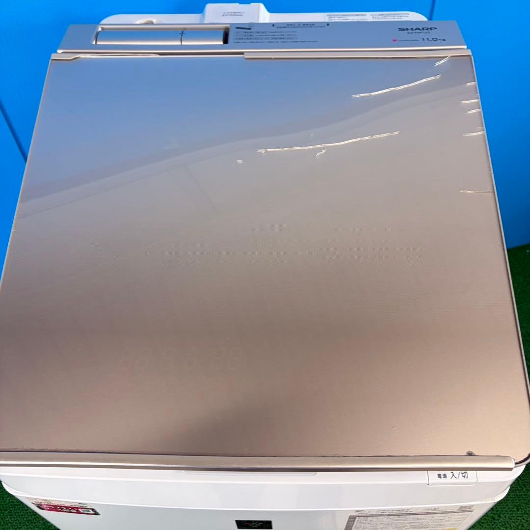 744 SHARP乾燥機能付きモデル！！　洗濯機　11/6キロ　小型　家庭用