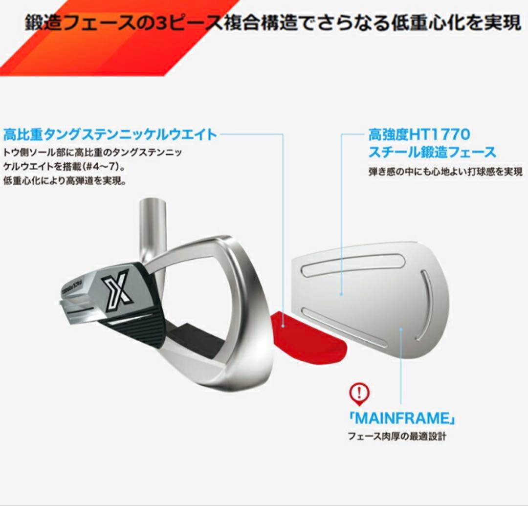 コジロー【ゼクシオX(2024)7本セット】使用少・DG95 S200