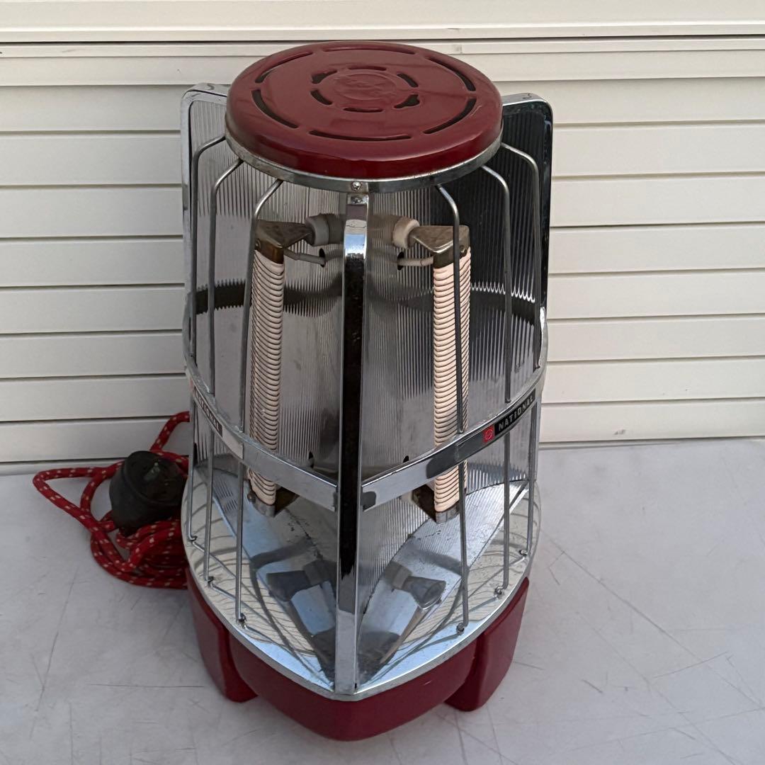 激レア■昭和レトロ■ナショナル■三面ストーブ