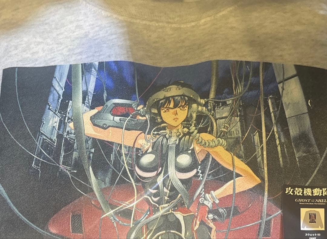 攻殻機動隊展 GHOST IN THE SHELL スウェット GAME グレー
