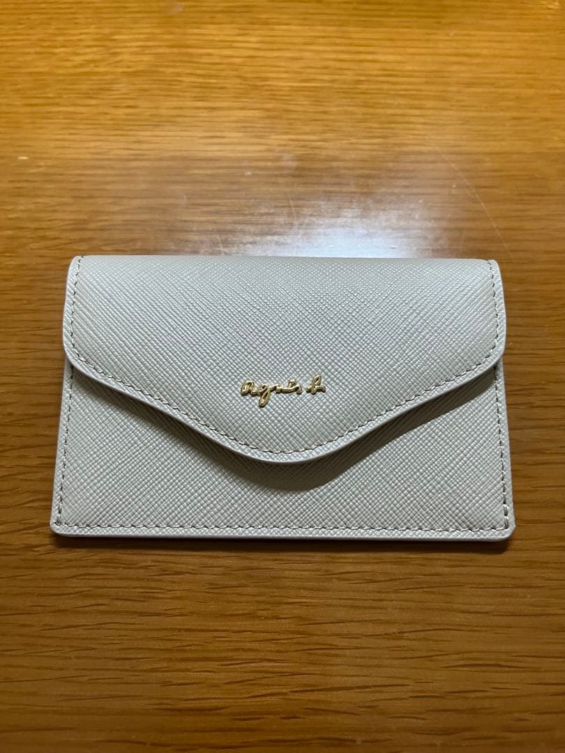 ❤️新品未使用❤️agnès b. グレー 名刺入れ