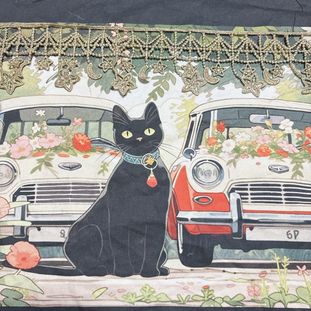 美和っち様オーダーページ♡ボストンバッグ♡ハンドメイド♡ジョリーフルール♡猫柄