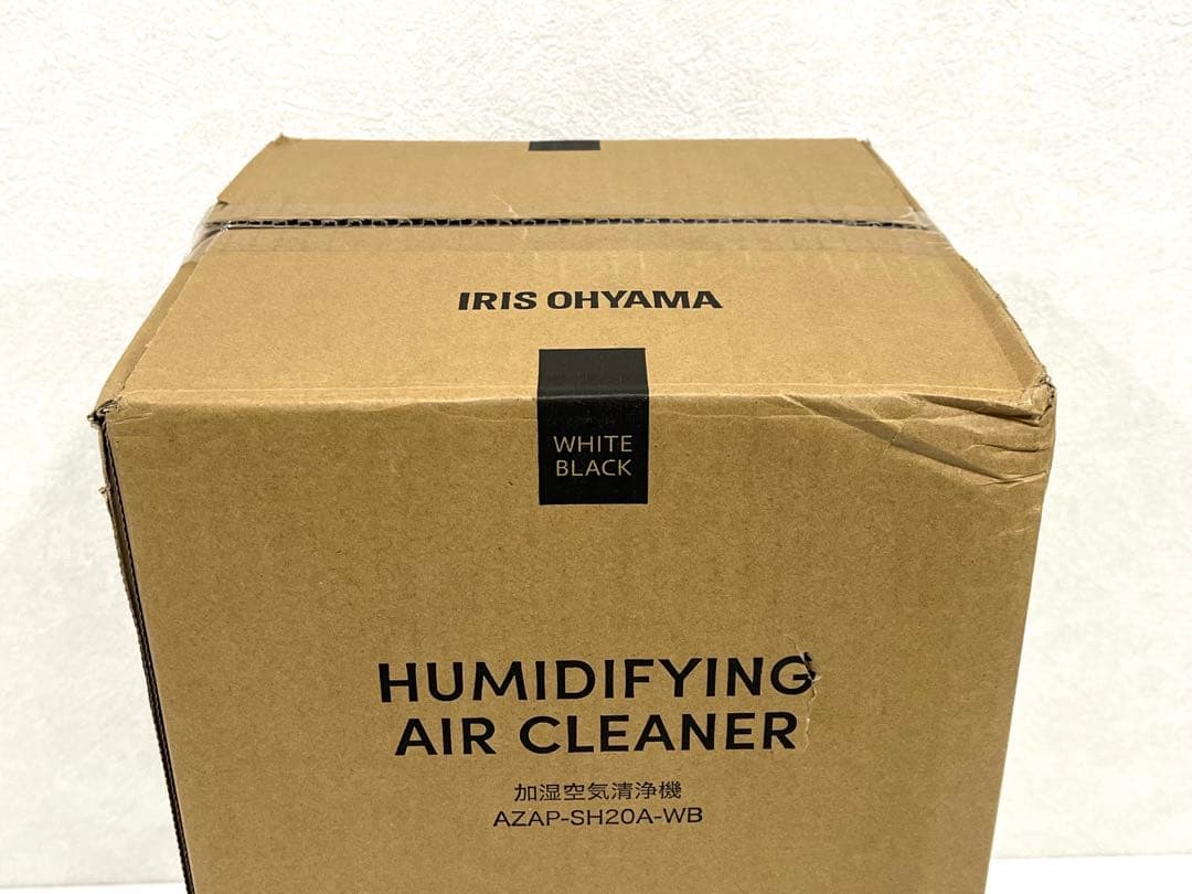 h898 新品　アイリスオーヤマ　加湿空気清浄機　AZAP-SH20A-WB