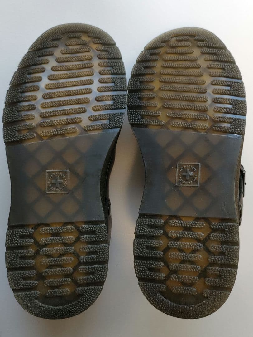 美品 Dr.Martens 黒 レザー サンダル