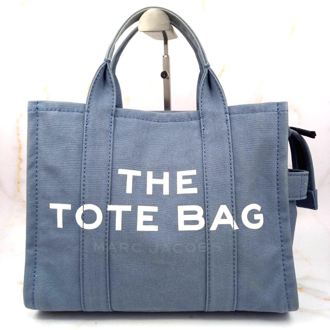 ✨良品✨ マークジェイコブス THE TOTE BAG 2way キャンバス 青