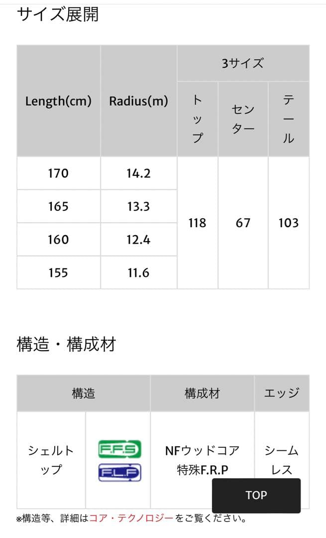 オガサカスキー KS CX 160cm ビンディング付き