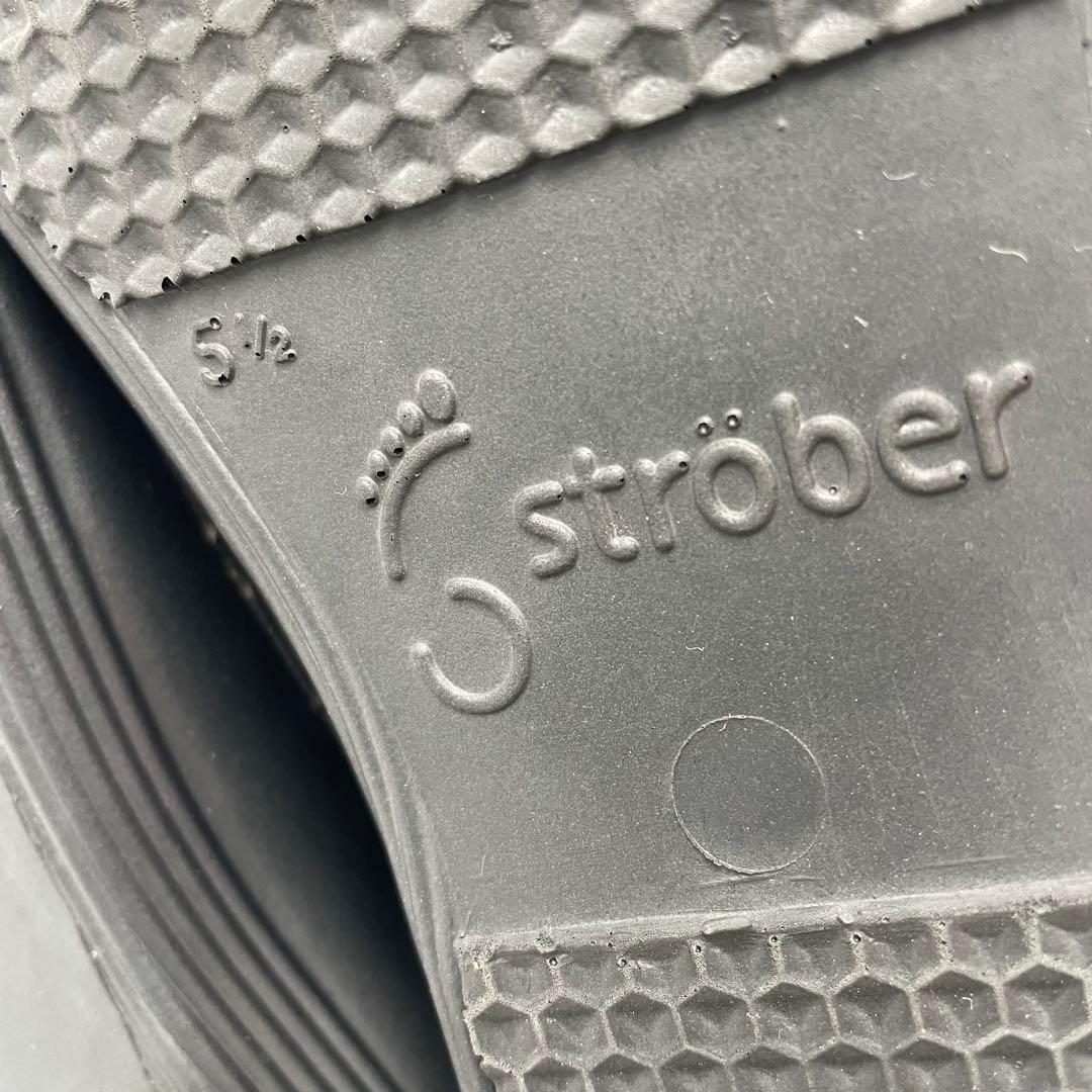 【極美品】strober ストロバー 定番人気モデル レザースニーカー 外反母趾