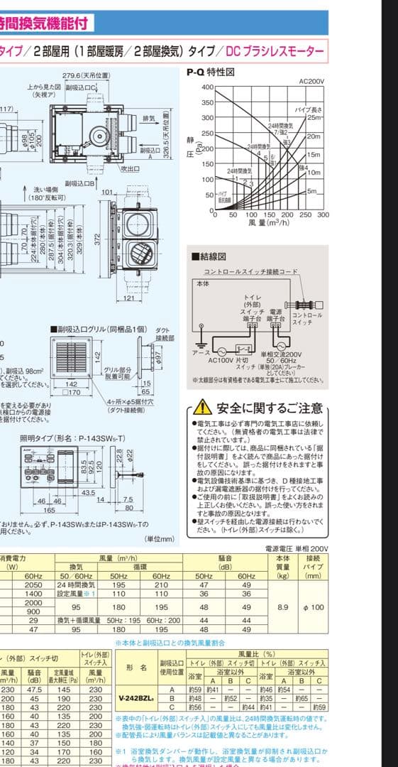 三菱電機 浴室暖房乾燥機 バスカラット24 V-142BZL5