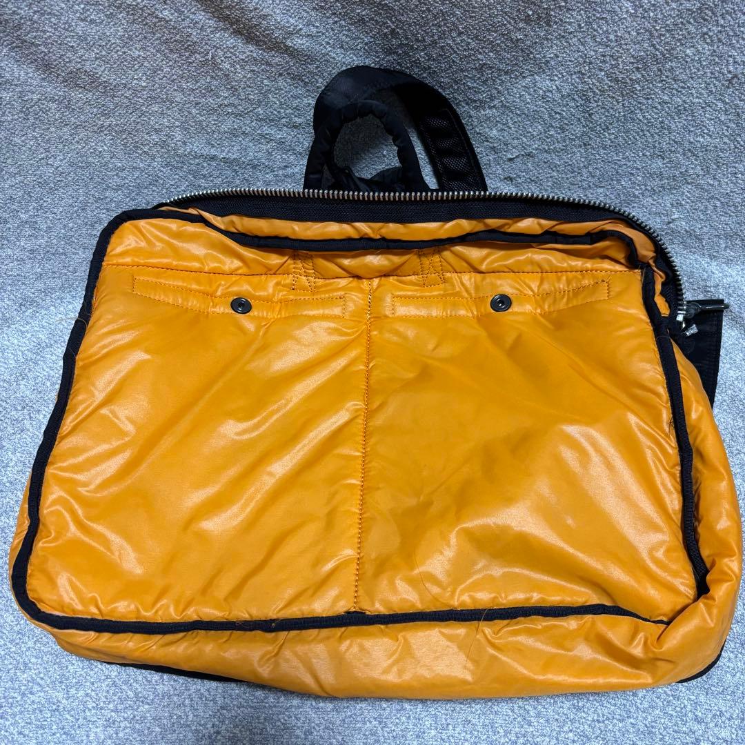 【美品】PORTER タンカー ブリーフケース 2way ブラック ナイロン