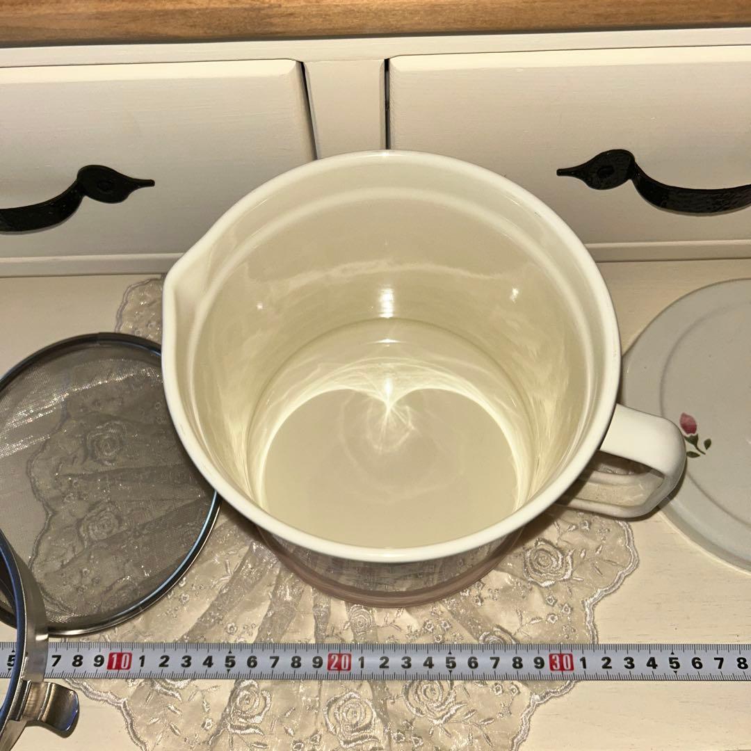 マニーローズ　ホーローオイルポット