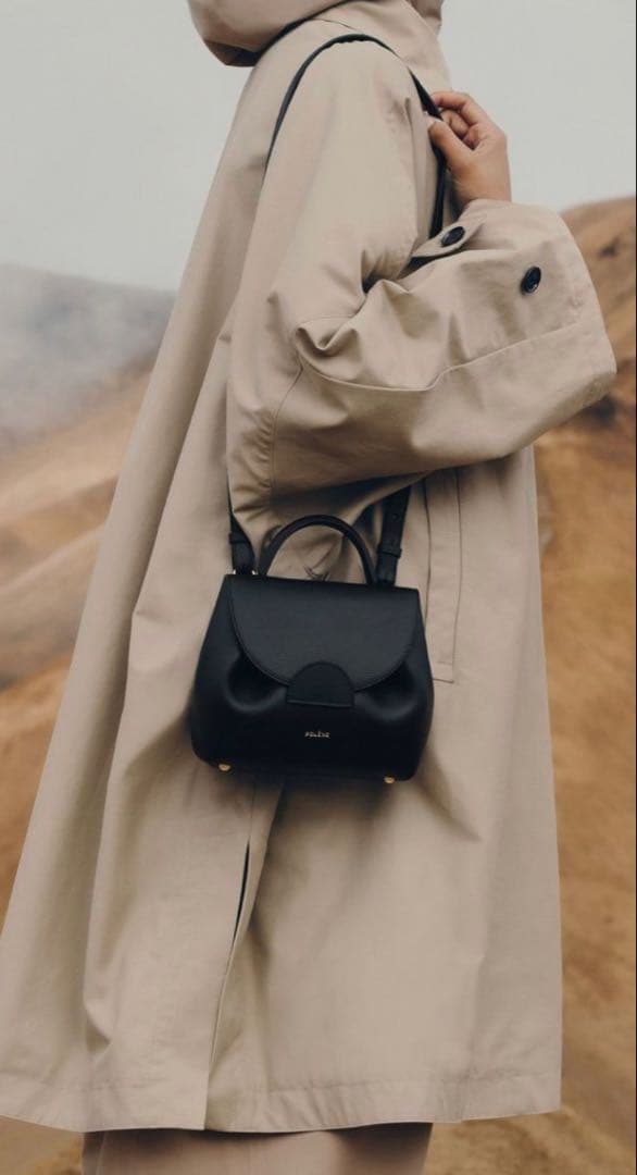 POLENE ポレーヌ　Numero Un Nano パープル　ショルダーバッグ