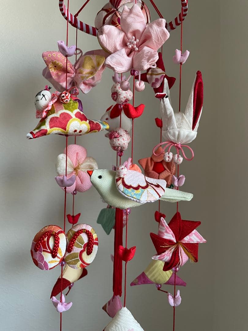 可愛いつるし雛　No.161 ・ひな祭り・桃の節句・正絹つるし飾り・おひなさま