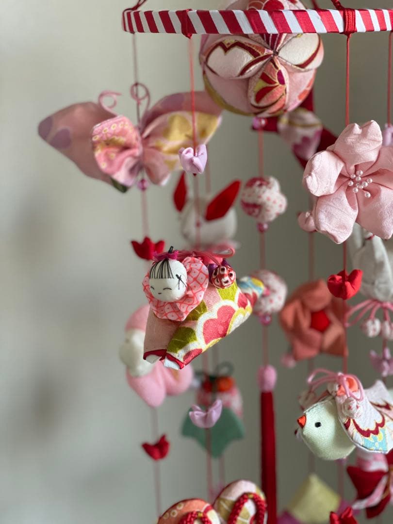 可愛いつるし雛　No.161 ・ひな祭り・桃の節句・正絹つるし飾り・おひなさま