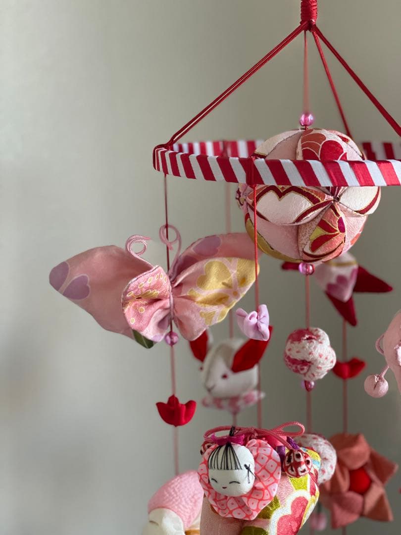 可愛いつるし雛　No.161 ・ひな祭り・桃の節句・正絹つるし飾り・おひなさま