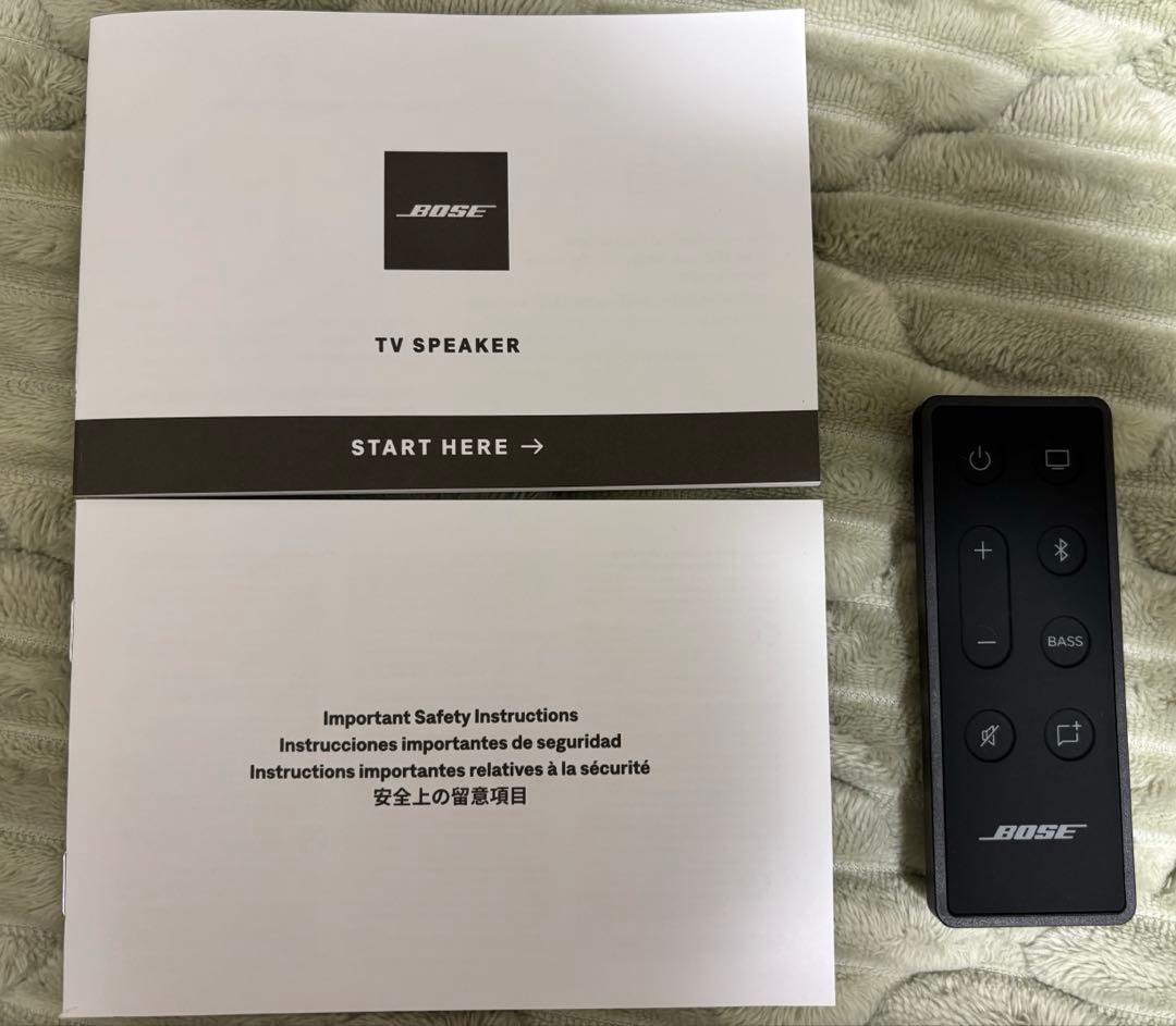 【ほぼ未使用】Bose TV Speaker Bluetooth対応