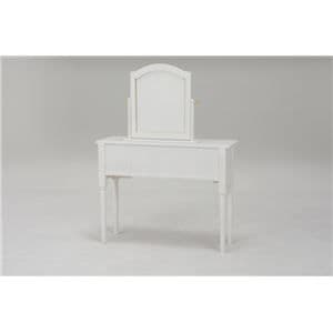 ドレッサーセットクリスタル調取っ手付き ホワイト(白)