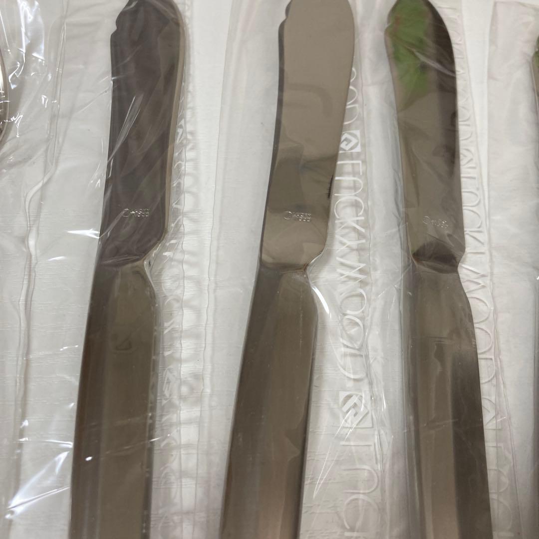 ラッキーウッド　日本製　18-12ステンレス　フィッシュフォーク、ナイフ10本