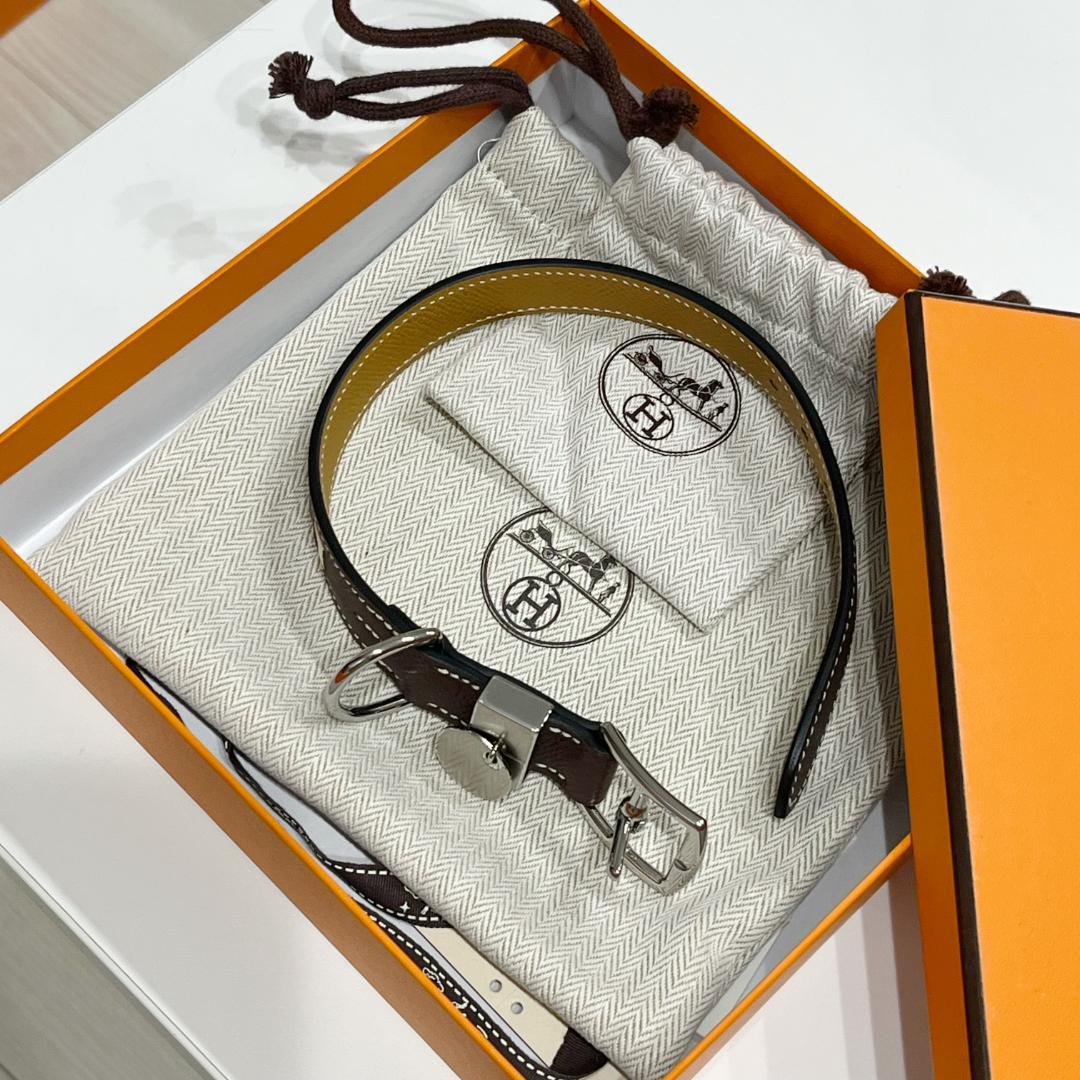 HERMES エルメス　犬用首輪 《トレス》サイズＳ