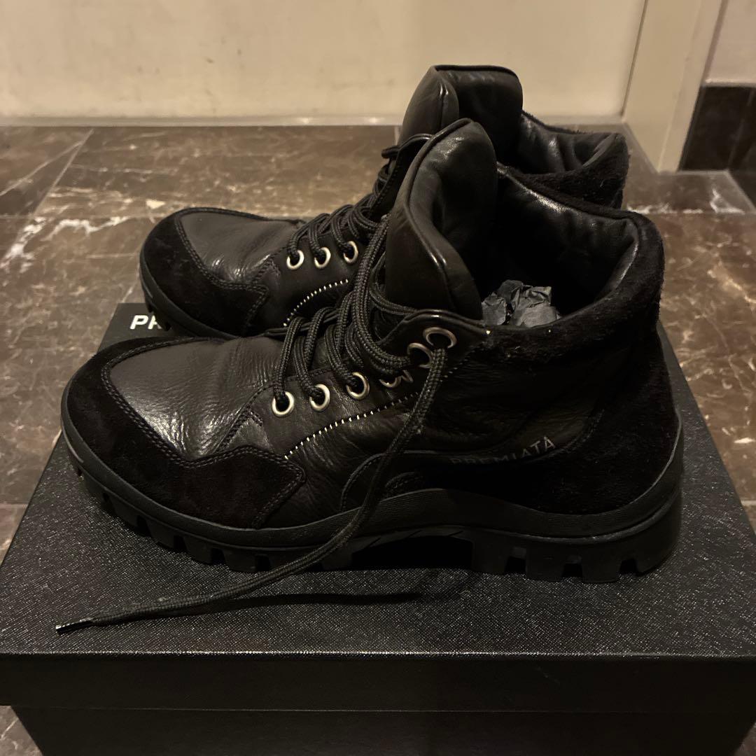 PREMIATA ブラック ハイカットブーツ　サイズ7（26cm）