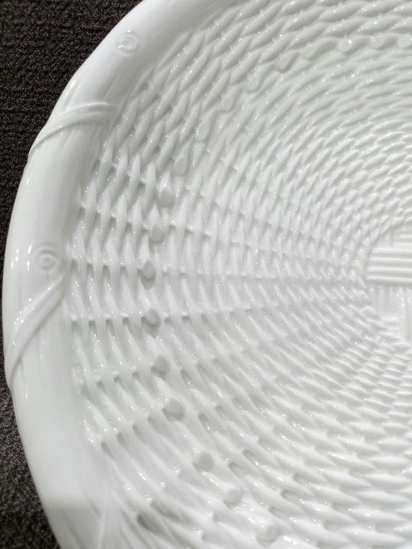 TIFFANY＆Co.　ティファニー　バスケットウィーブ　プレート　大皿　飾り皿