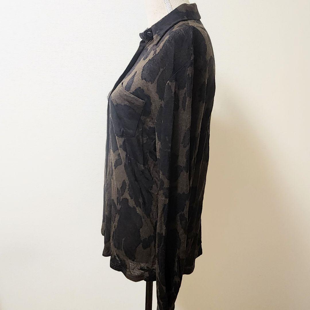 正規品★フェンディ★FENDI★迷彩(レオパード)柄★ウールシャツ