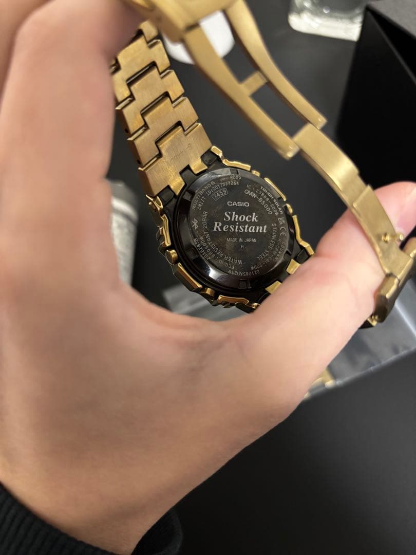 ジーショックBluetooth搭載 フルメタル 電波ソーラー GMW-B5000