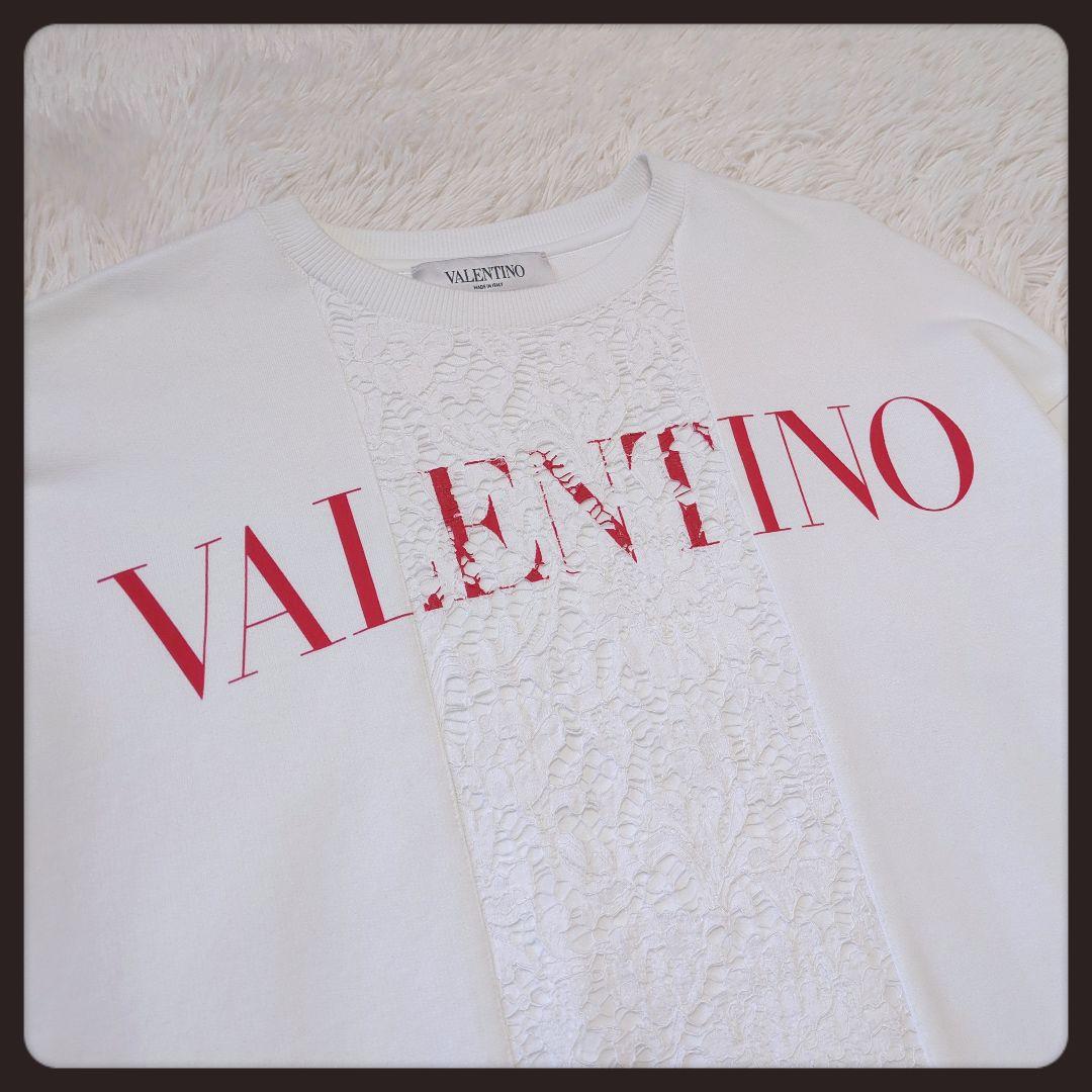 【入手困難・美品】ヴァレンティノ☆スウェット レース ドッキング オーバーサイズ