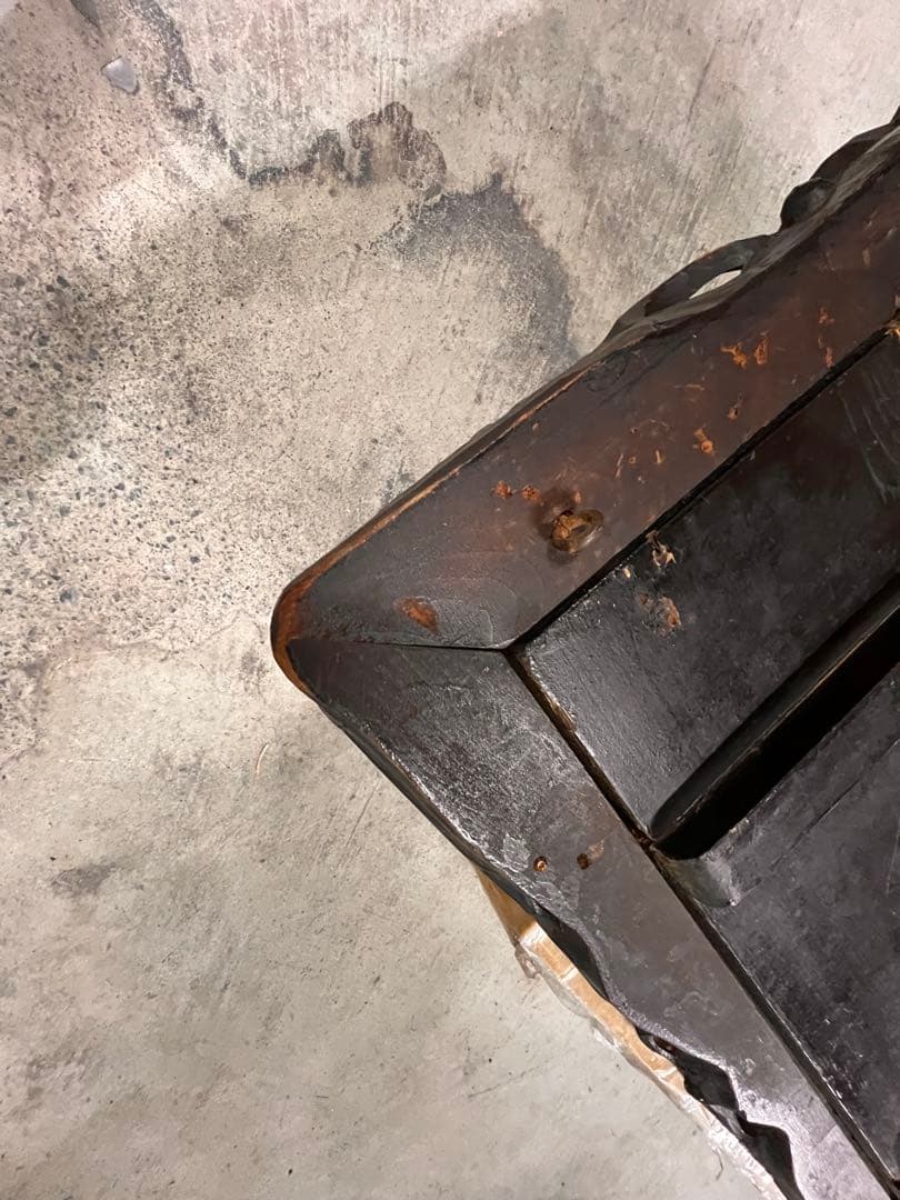 芝山象嵌、天然素材 漆器トレイ 金箔装飾