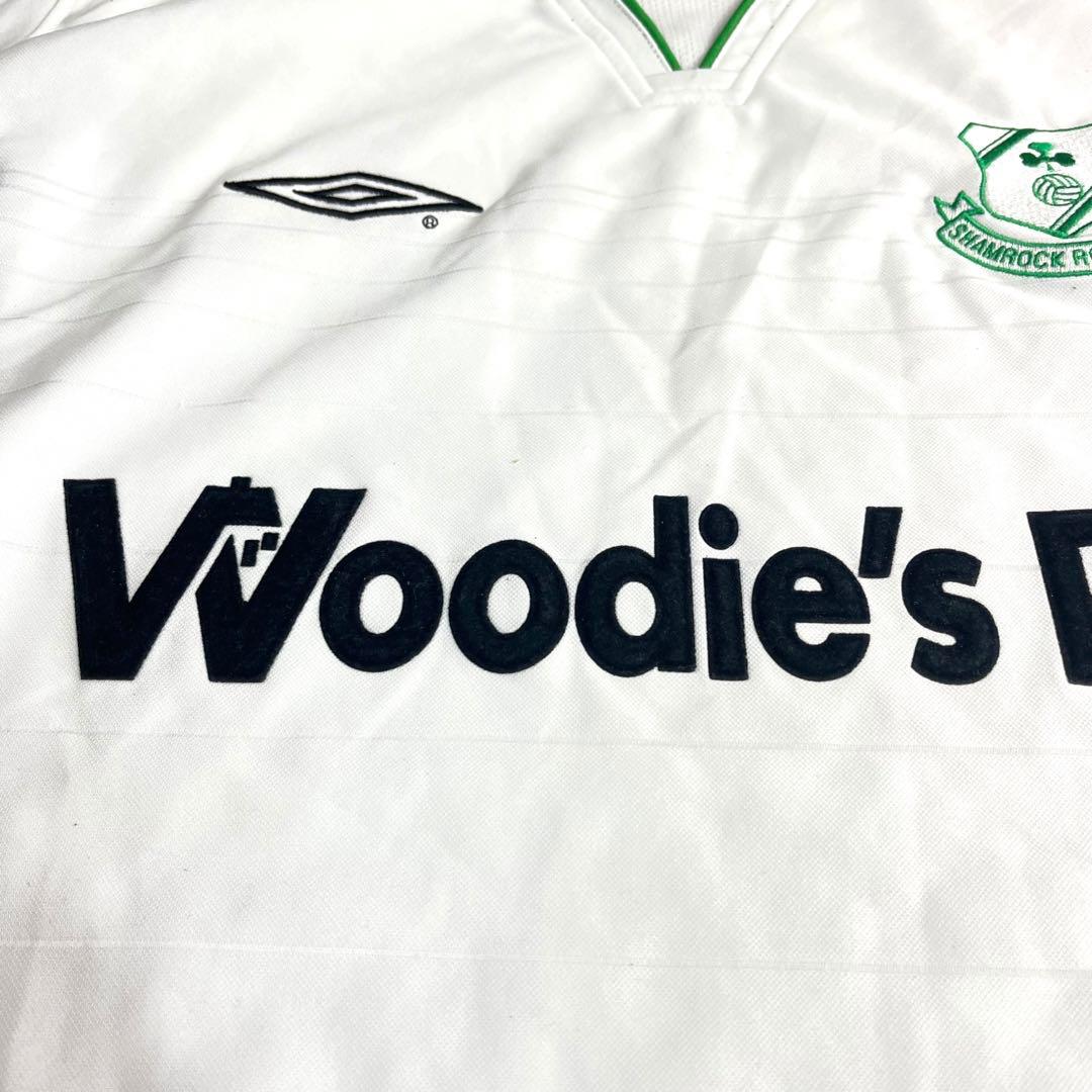 希少　UMBRO　03/04シャムロック・ローバーズ　Away S/S