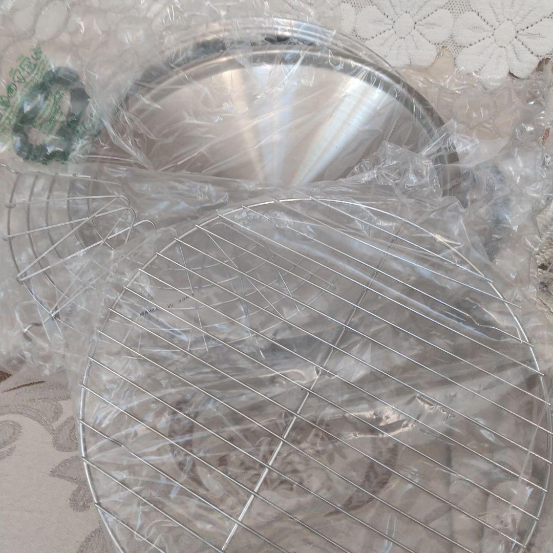 アムウェイ 新品ウォック中華鍋 網付き