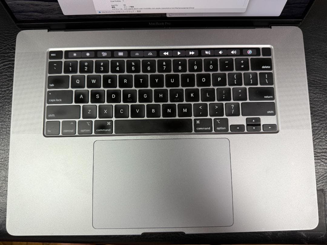 MacBook Pro 2019 Core i9 16GB 1TB USキー