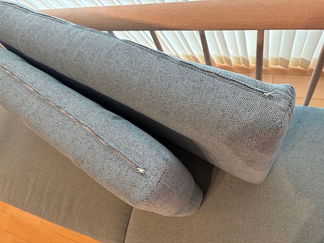 飛騨の家具　日進木工×TWO-ONE STYLE　3人掛けソファ『ブランカ』